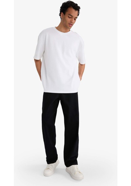 Baggy Fit Geniş Paça Jean Pantolon E5388AX25AU