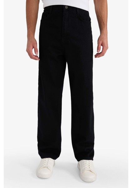 Baggy Fit Geniş Paça Jean Pantolon E5388AX25AU fırsatları