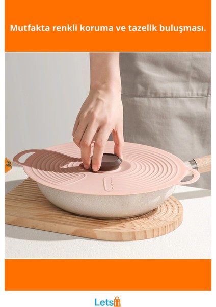 3'lü Vakumlu Silikon Gıda Saklama Kapağı Sızdırmaz, Dayanıklı, Renkli fiyatları