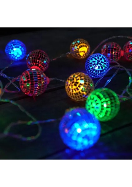 2m 10 LED Disko Topu Rgb Şerit Lamba fiyatları