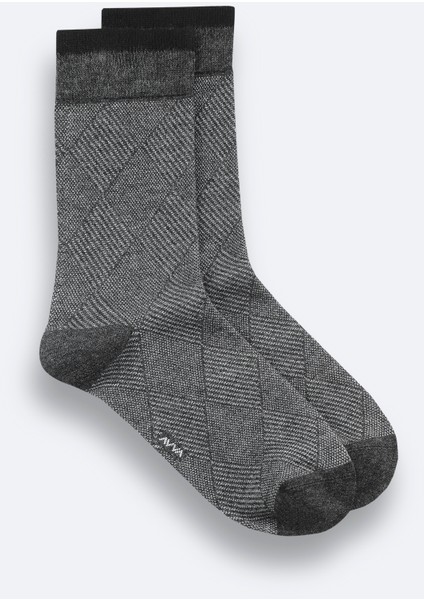 Erkek Antrasit Desenli Bambu Soket Çorap A52Y8500 fiyatları