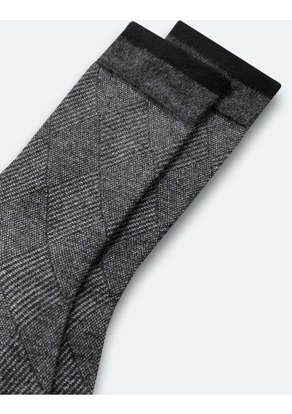 Erkek Antrasit Desenli Bambu Soket Çorap A52Y8500 modelleri