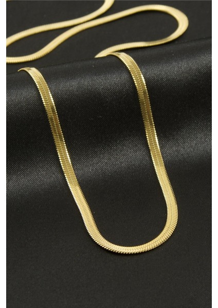 Italyan Zincir Çelik Kolye 55 cm