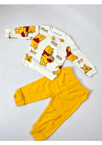 Ayı Winniee Baskılı Bebek Takım fırsatları