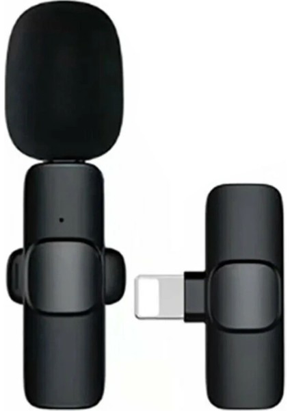 K9 Lightining Uyumlu-Gürültü Engelleme ve 20 Metre Menzilli 2 Adet Kablosuz Dijital Yaka Mikrofonu fiyatları