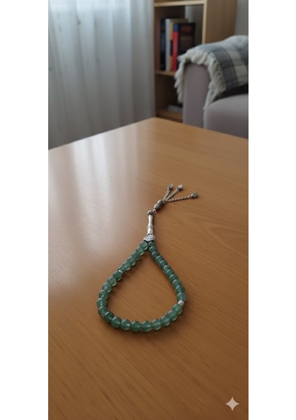 Aventurin Doğal Taş Tesbih – Şans, Huzur ve Denge Taşı, El Yapımı Enerji Tesbih modelleri