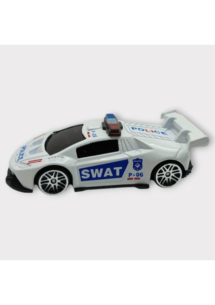 Metal Mini Polis Arabası 8 cm - Polis - 3 (Lisinya) fiyatları