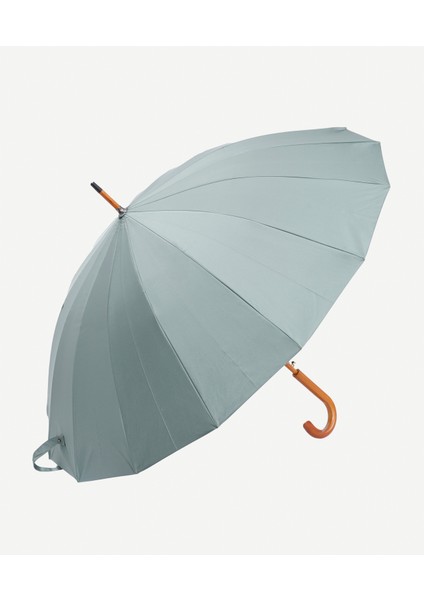 Ahşap Saplı Uzun Şemsiye