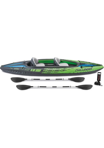 Şişme Kano Seti - Challenger K2 - Intex - Pompa Kürek Seti (68306) fiyatları