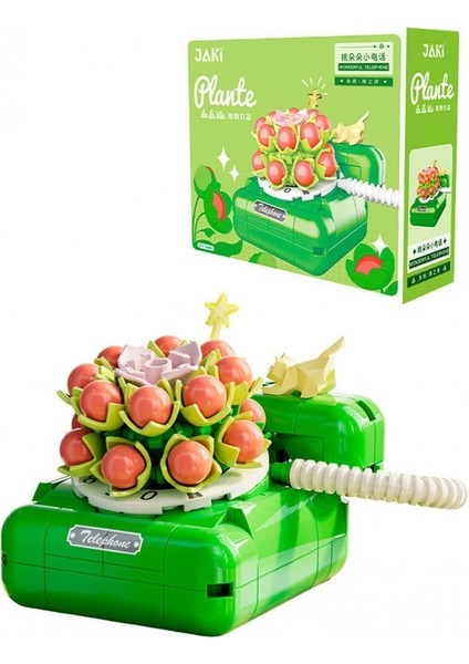 JK2718 Jaki Çiçekli Telefon 189 Parça Block Oyuncak