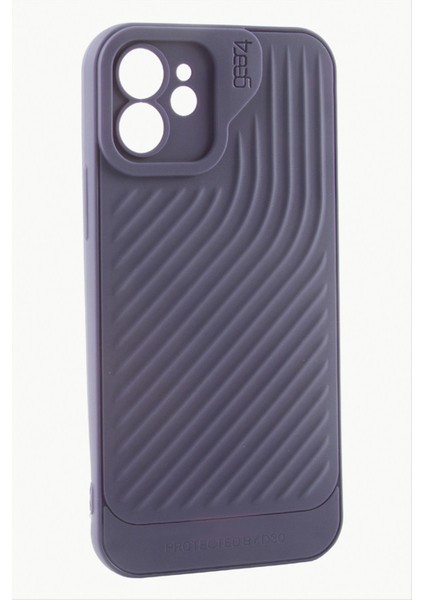 iPhone 11 6.1 Çizgili Lüx Gear Silikon Kılıf