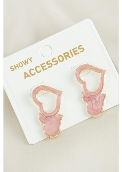 Kalp Yeni Sezon Mineli Küpe