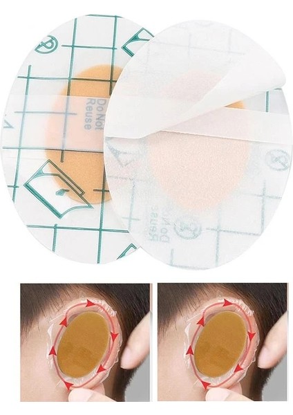 20 Adet Bebek Banyo Havuz Kulak Bandı -Şeffaf Su Geçirmez Yapışkanlı Bant Kuaför Bandı fiyatları