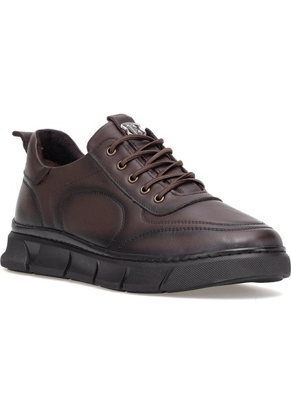Elit MZV282C Erkek Hakiki Deri Casual Ayakkabı Kahverengi fiyatları