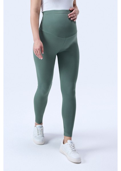 Imaj 344 Yeşil Renk Toparlayıcı ve Extra Esnek Etkili Yüksek Bel Hamile Tayt indirimleri