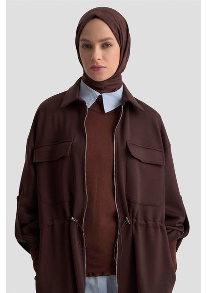 Beli Büzgülü Örme Giyçık 25KD1504 Kahverengi fiyatları