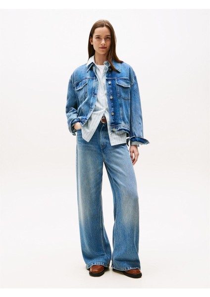 Dnm Lana Casual Jacket Kadın Mavi Mont - WW0WW46485 modelleri