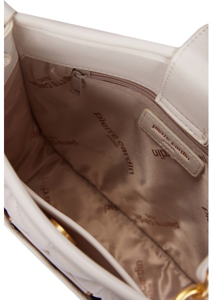 Beyaz Kadın Mıknatıs Kapamalı Ayarlanabilir Gold Zincir Detaylı Çapraz Omuz Çantası 05PC25Y10111 fırsatları