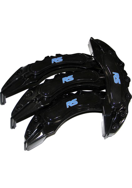 Siyah Ford Rs (Mavi) 4'lü Kaliper Seti Yapıştırma Logolu modelleri