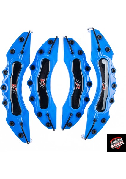 Mavi Fr 4'lü Kaliper Seti Yapıştırma Logolu