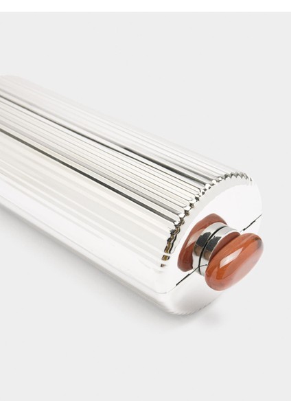 Silindir Metal Clutch Çanta modelleri