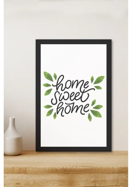 Home Sweet Home Yazılı Çerçeve Görünümlü Tasarım Mdf Tablo fiyatları