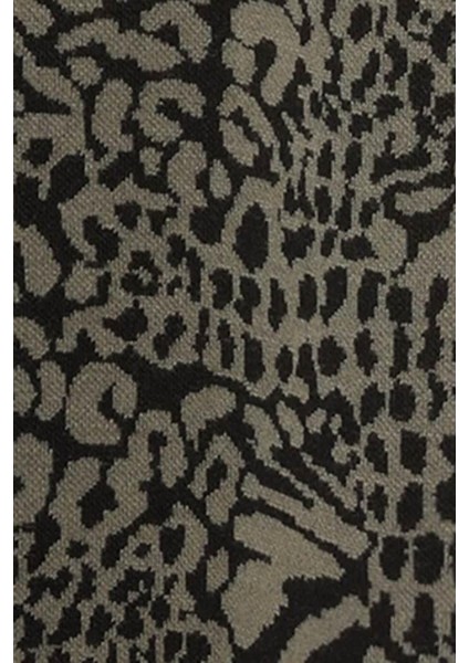 Kadın Büyük Beden Haki, Yan Cepli, Truvakar Kol, V Yaka Ankor Kalın Elbise 65N39112