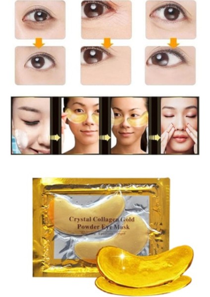 Altın Maske ( Göz Altı Için ) Bio-Collagen 3 Adet Göz Altı Maskesi fırsatları