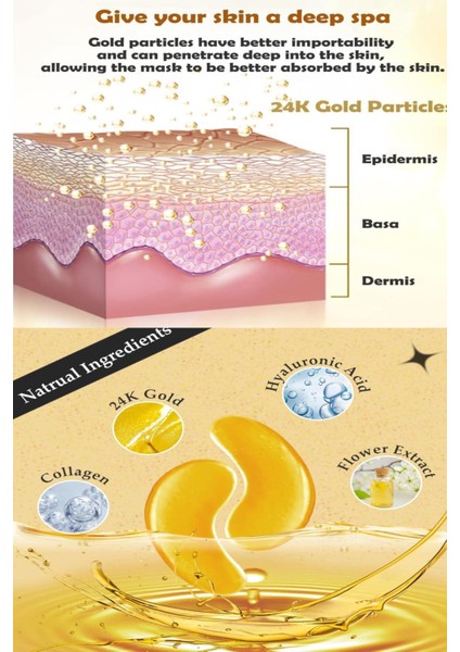 Altın Maske ( Göz Altı Için ) Bio-Collagen 3 Adet Göz Altı Maskesi indirimleri