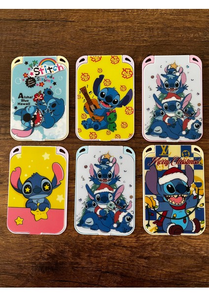 Kız Çocuk 1 Adet Stiç Ayna Stitch Ayna Stich K2Y Kpop Kore Cep Aynası