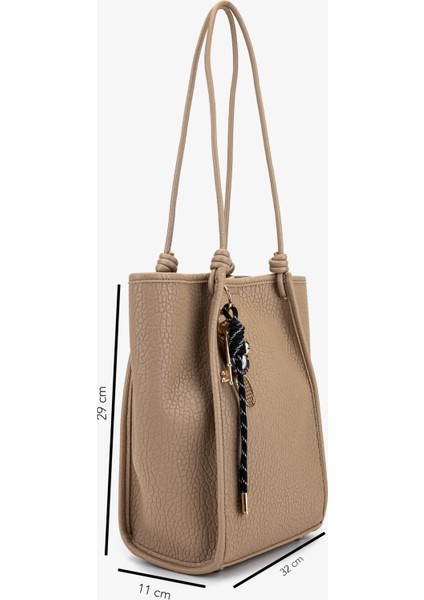 Kadın Suni Deri Taupe Omuz Çanta 921 27080 Bn Cnt SK25-26 Taupe fiyatları
