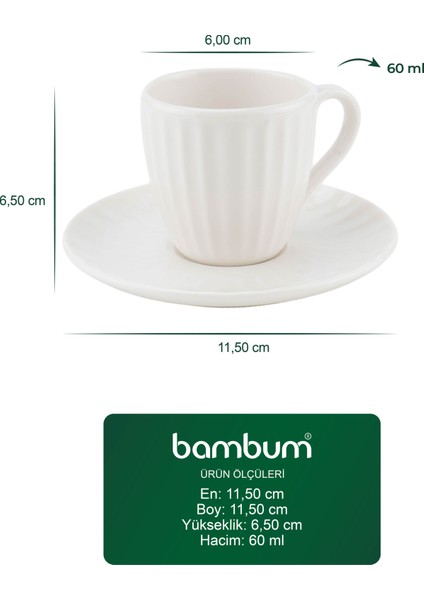 Karizma 6 Kişilik Kahve Fincan Takımı fiyatları