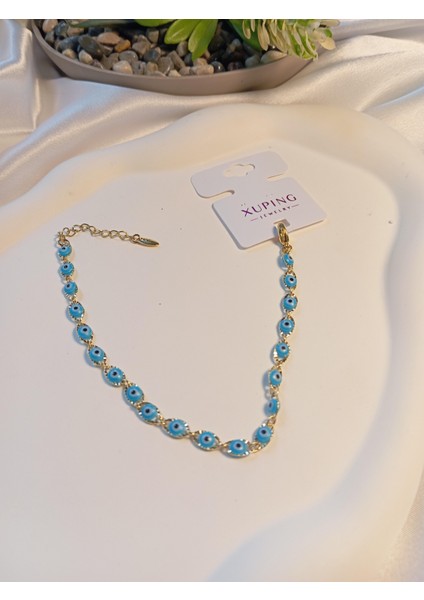 Nazar Boncuğu Detaylı Vip Xuping Jewelry Bileklik fırsatları