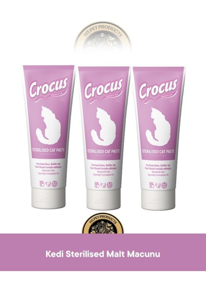 Kedi Sterilised Malt Macunu 3X100 Gram