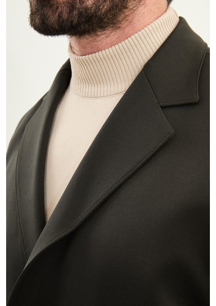 Düz Oversize Mono Yaka Kruvaze Erkek Takım Elbise fiyatları