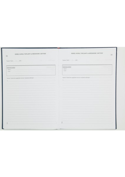 Genel Kurul Toplantı ve Müzakere Defteri Numaralı 96 Yp. fiyatları