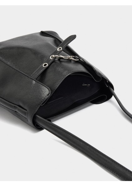 Yan Katlamalı Bucket Çanta fırsatları