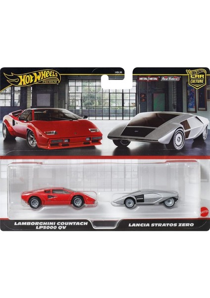 Premium Car Culture 2&apos;li Paket, 1:64 Ölçekli Araçlardan Oluşan, Benzersiz Çiftler, Riders Tekerlekler, Metal/metal Şasi, Koleksiyonculara Uygun Hediye, JBL02