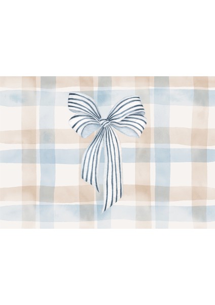 Vintage Mavi Kurdela Yatay Dijital Baskı Poster (Çerçevesiz) indirimleri