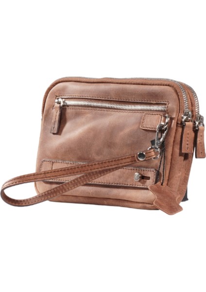 Poseidon Hakiki Deri El Çantası