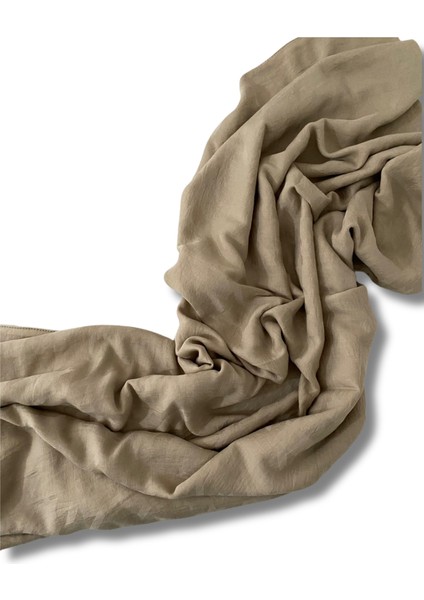 Kazayağı Desenli Şal –vizon, Mat Tok Duruş, Kaymaz Yüzey, Dört Mevsim Tesettür Şal modelleri