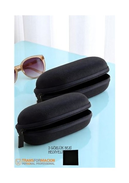 bulurum kumaş kaplı gözlük kabı gözlük koruma kılıfı 2 li set