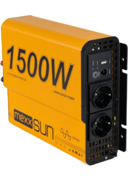 n 24 Volt 1500 Watt Tam Sinüs Inverter - Invertör - 24/220 Volt Çevirici fiyatları