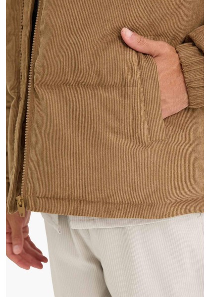 Regular Fit Dik Yaka Fermuarlı İç Cepli Mont E9246AX25WN indirimleri