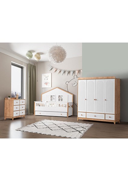 Aymini Strada 4 Kapılı Bebek Odası Takımı