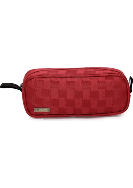 Lısen Dijital Aksesuarlar Naylon Fermuarlı Çanta Veri Kablosu U-Disk Güç Bankası Şarj Cihazı Saklama Çantası - Kırmızı (Yurt Dışından) modelleri