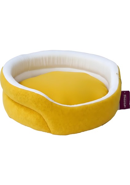Paris Kedi ve Küçük Köpek Yatağı No:2 Sarı 50X20CM