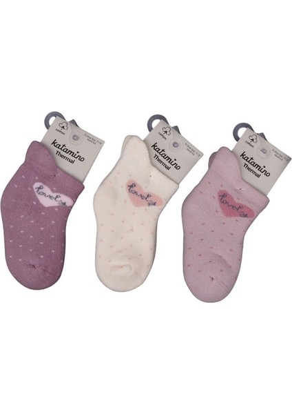 Arçin Havlu Kız Bebek Soket Çorap K45901 Asorti