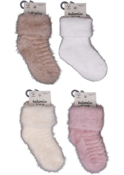 Alyosa Kız Bebek Havlu Soket Çorap 450911 Asorti