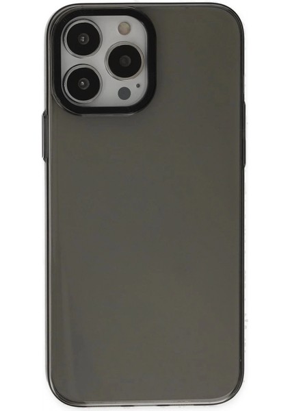 iPhone 13 Pro Max Kılıf Anka Pc Sert Metal Kapak - Siyah (K95)